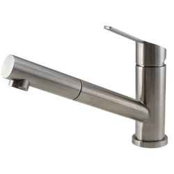 Mizzo Patro kitchen tap brushed steel