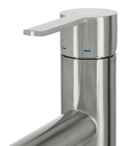 Mizzo Stori kitchen tap brushed steel