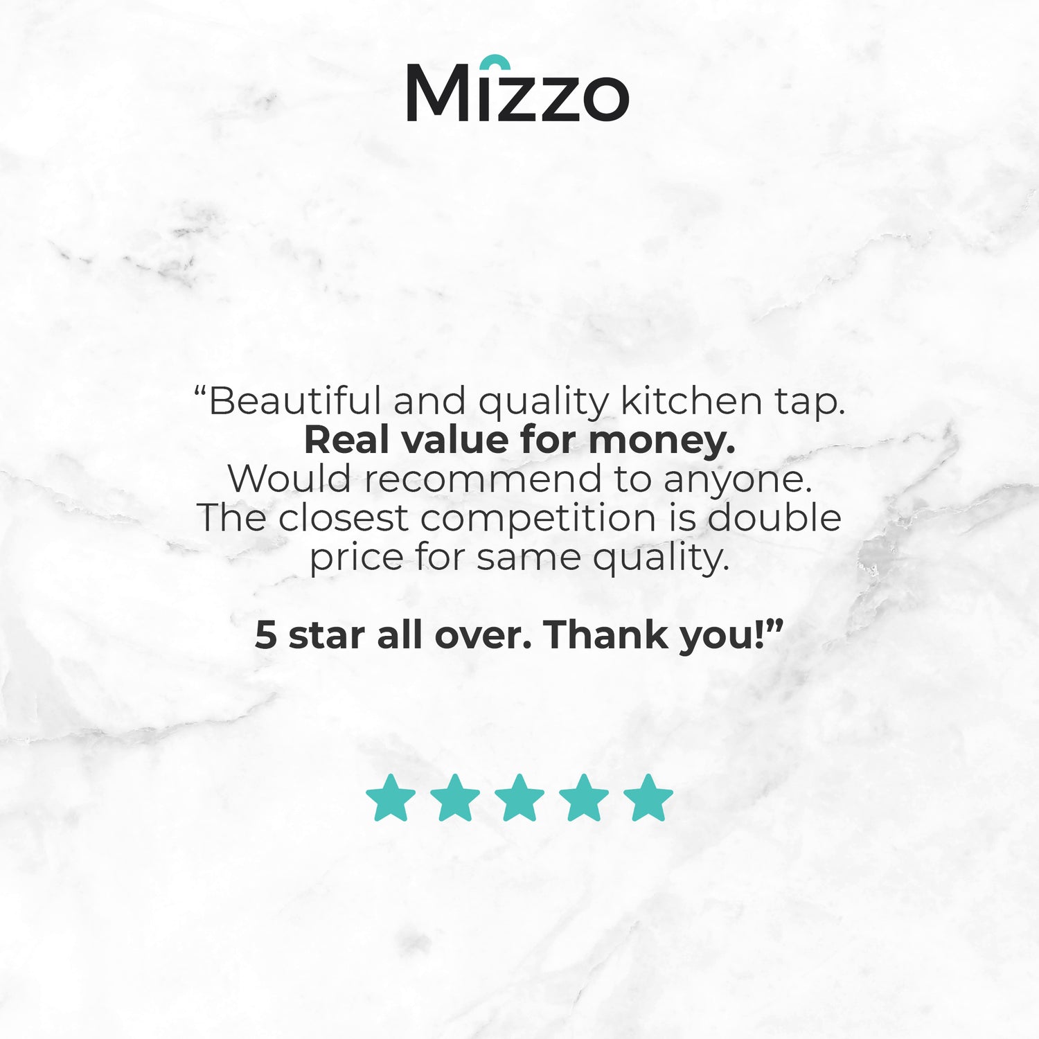 Mizzo Avori kitchen tap brushed steel