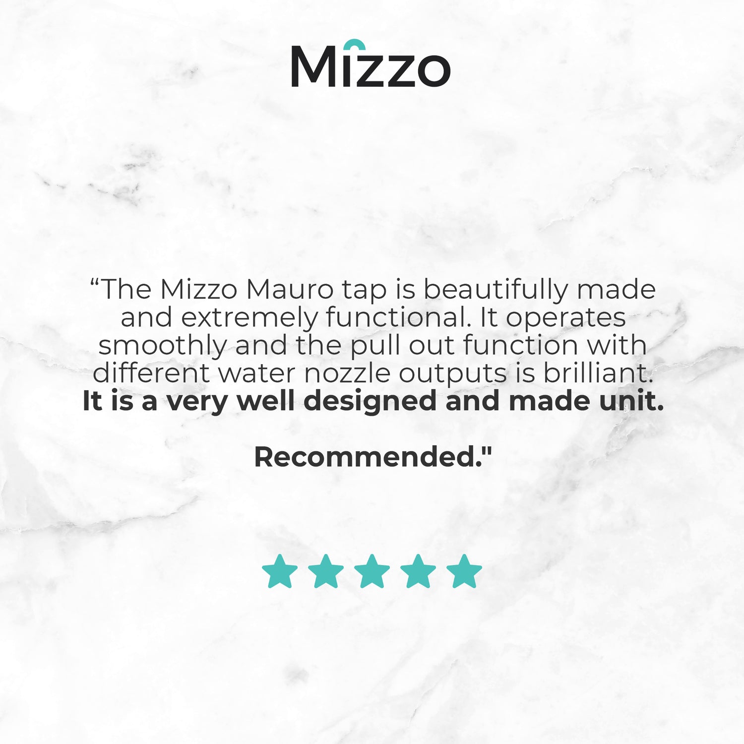 Stainless steel kitchen tap Mizzo Mauro with spray - brush function