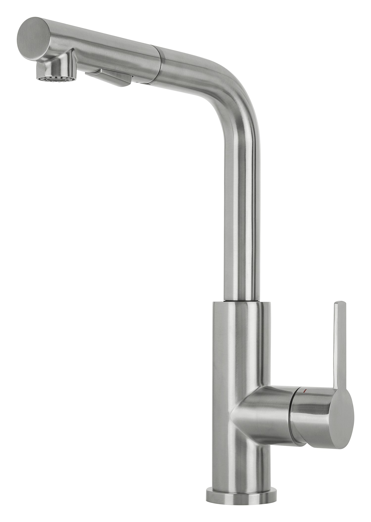 Stainless steel kitchen tap Mizzo Mauro with spray - brush function
