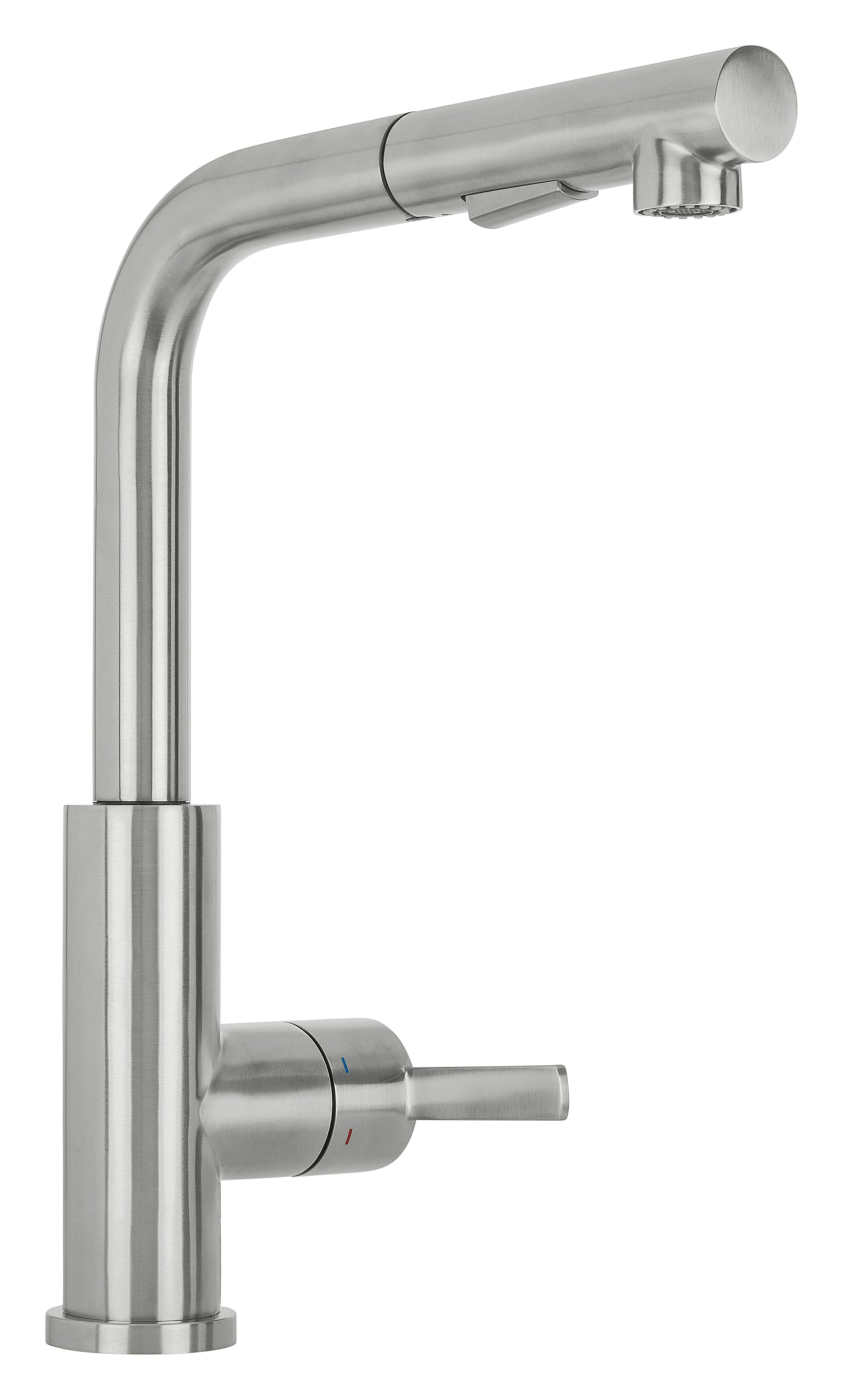 Stainless steel kitchen tap Mizzo Mauro with spray - brush function