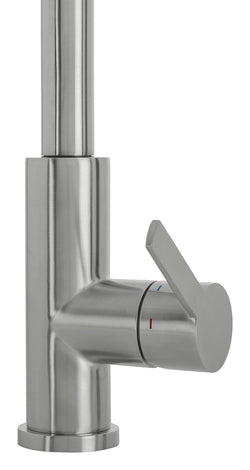 Stainless steel kitchen tap Mizzo Mauro with spray - brush function